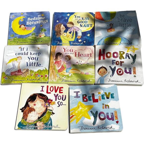 Lot Of 8 Board Books By Marianne Richmond Baby Toddler Kid Bedtime Stories - Picture 3 of 16